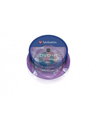 VERBATIM DVD+R SPINDLE 25 PZ 43500