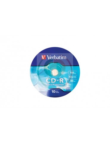 Verbatim CD-R 52x 700MB Wrap 10 Pezzi