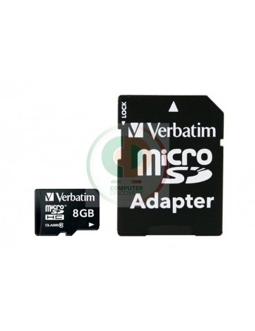 VERBATIM MICRO SDHC 8GB CLASS 10