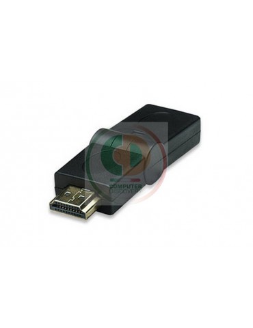 ADATTATORE HDMI M/F REGOLABILE 180°