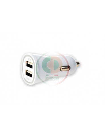 CARICATORE DA AUTO 2P USB 5V 1A&2.1A BIA