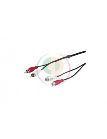 CAVO PROLUNGA M/F 2XRCA 5MT