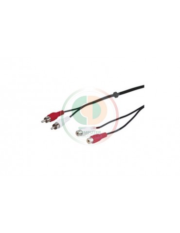 CAVO PROLUNGA M/F 2XRCA 5MT