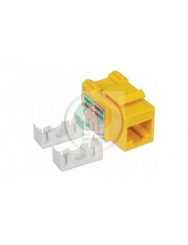 FRUTTO KEYSTONE RJ45 CAT5E UTP GIALLO