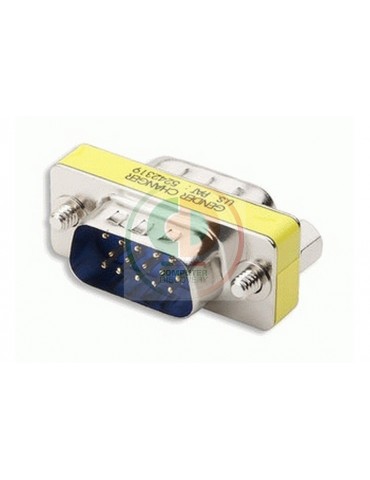 MINI GENDER CHANGER VGA DB 15 POLI M/M