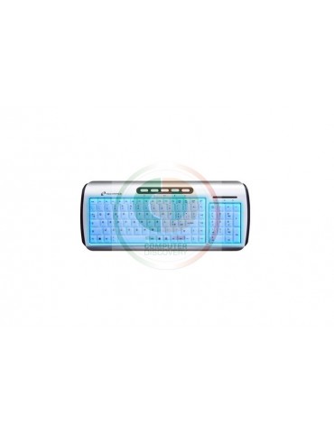 TASTIERA RETROILLUMINATA LED BLU TECHMAD