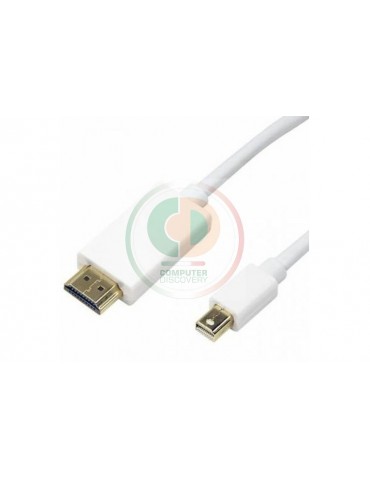 CAVO MINI DISPLAYPORT HDMI 2 MT NERO