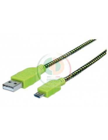 CAVO MICRO USB GUAINA INTRECCIATA USB/MI