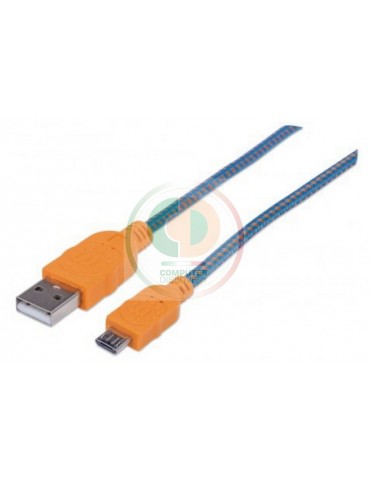 CAVO MICRO USB GUAINA INTRECCIATA USB/MI