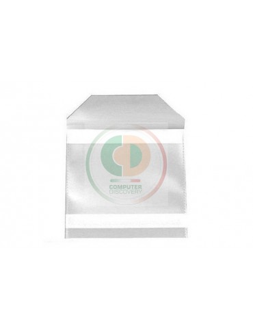 BUSTINE TRASPARENTI CD/DVD 100PZ ALETTA