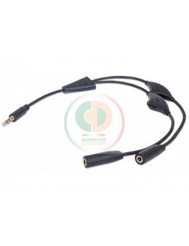 CAVO SPLITTER CUFFIE + CONTROLLO VOLUME