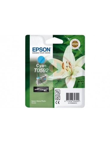 CARTUCCIA EPSON T0592 K3 CIANO GIGLIO