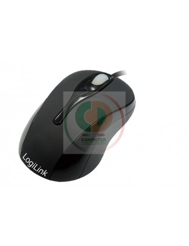 MINI MOUSE OTTICO USB CON LED NERO