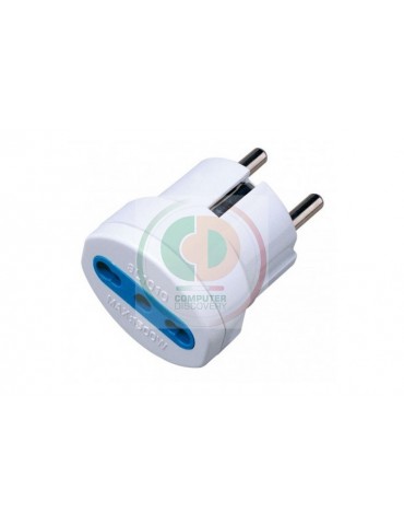 ADATTATORE SPINA SCHUKO A PRESA 10/16A B