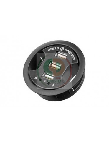 HUB USB 3 PORTE + AUDIO DA SCRIVANIA 6 C