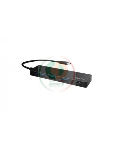 Hub USB-C 3.1 3 USB-A 1 USB-C