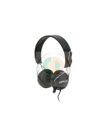 KRAUN CUFFIA PC CON MICROFONO BLACK