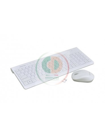 MEDIACOM 2.4G WLESS KEYB+MOUS WHITE