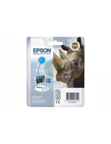 CARTUCCIA EPSON T1002 CIANO RINOCERONTE