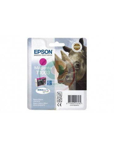 CARTUCCIA EPSON T1003 MAGENTA RINOCERONT