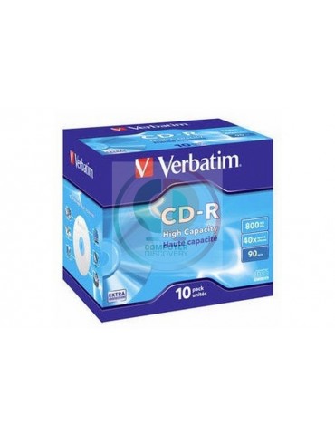 CDR VERBATIM 40X 90 MIN JEWEL CASE 10 PZ