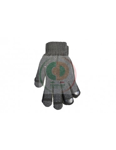 KRAUN GRIP TOUCH GLOVES GREY TAGLIA L