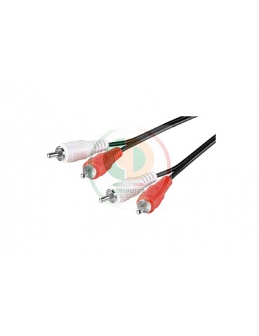 CAVO PROLUNGA STEREO RCA CHINCH 2X RCA M