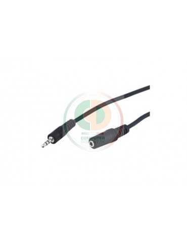 PROLUNGA AUDIO STEREO JACK 3.5 M/F 5 MT