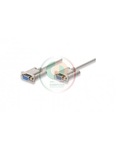 CAVO SERIALE D-SUB 9P. F/F 1,8 MT