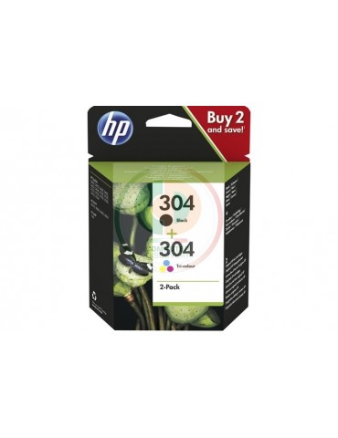 HP MULTIPACK 304 NERO E COLORE 3JB05AE