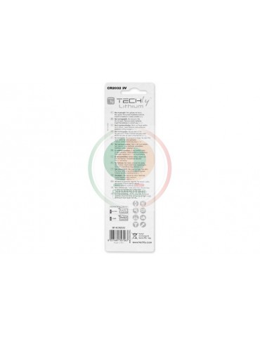 BATTERIE A BOTTONE LITIO CR2032 SET 5PZ