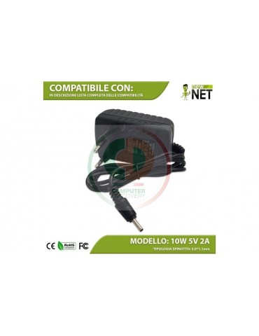 ALIMENTATORE TABLET 5V 2A 10W