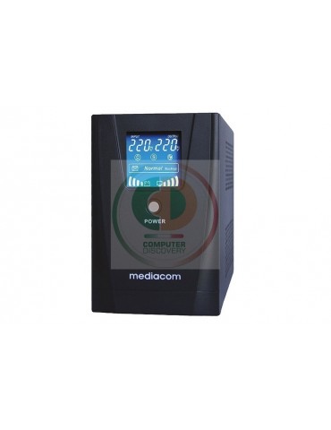 MEDIACOM UPS 1000VA CON DISPLAY