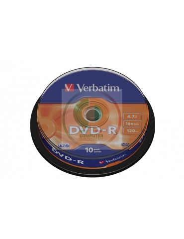 VERBATIM DVD-R 16X SPINDLE 10 PZ