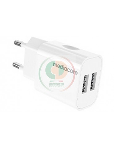 MEDIACOM CHARGER 2XUSB 5V 2.4A 12W