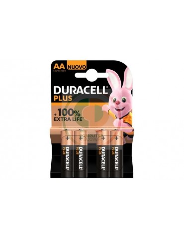 BATTERIE DURACELL PLUS AA 4PZ