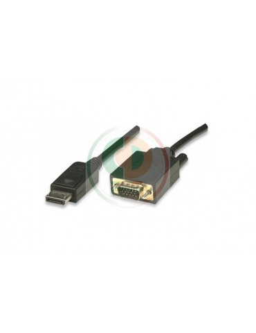 CAVO MONITOR DA DISPLAYPORT A VGA 1,8 M