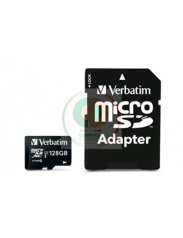 VERBATIM MICRO SDXC 128GB CL10 + ADP
