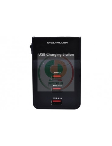 MEDIACOM STAZIONE DI RICARICA 3 USB