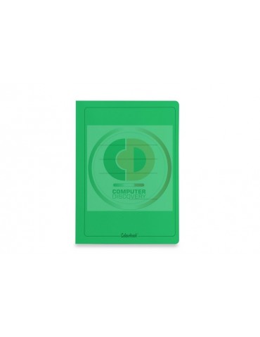 COLOURBOOK CARTELLA 3 LEMBI VERDE 25PZ