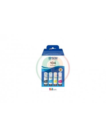 EPSON ECOTANK 104 MULTIPAK 65ML T00P640