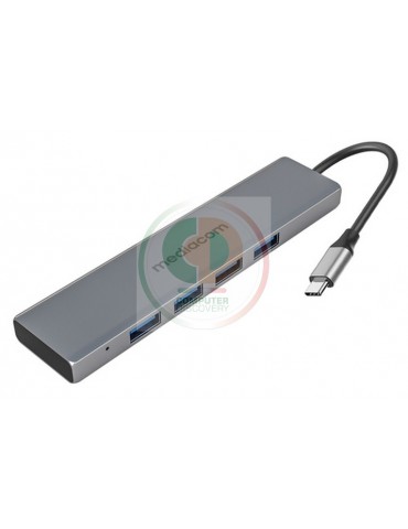 MEDIACOM HUB TYPE-C 4 PORTE USB 3.0