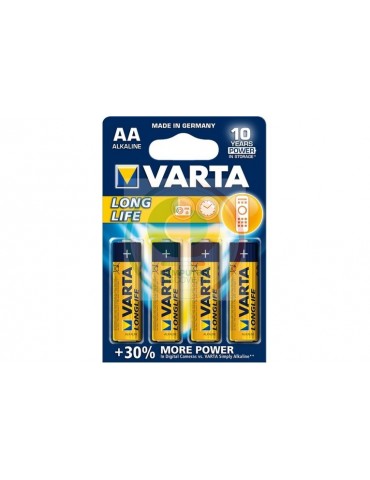 Blister 4 Batterie 1.5V Longlife Alcalin