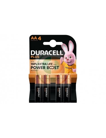 DURACELL BATTERIE STILO 4 X AA