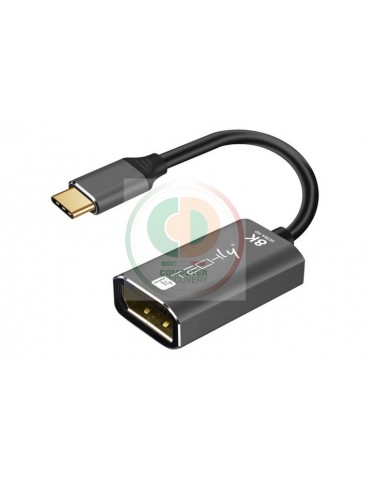 TECHLY ADATTATORE USB-C A DISPLAYPORT 1.4 0,15MT
