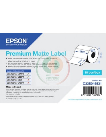 S045531 NR.650 ETICHETTE  102X51MM
