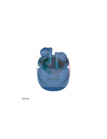 Auricolari Bluetooth SKJN TWS POP BLUE