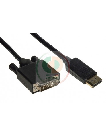 CAVO DA DISPLAYPORT MASCHIO A DVI-D