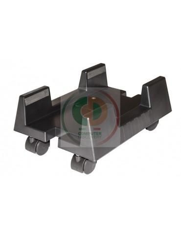 SUPPORTO COMPUTER CON RUOTE IN PLASTICA