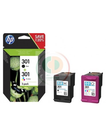 HP MULTIPACK CARTUCCE 301 NERO + COLORE